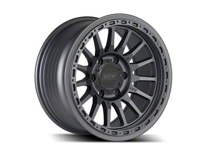 Relations Race Wheels RR7-H Matte Gunmetal 6-Lug Wheel; 17x8.5; -25mm Offset (24-26 Tacoma)