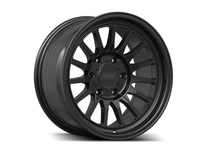 Relations Race Wheels RR7-S Matte Black 6-Lug Wheel; 17x8.5; -12mm Offset (24-26 Tacoma)