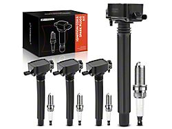 Ignition Coil Set with Iridium Spark Plugs; Black (15-20 2.4L Jeep Renegade BU)