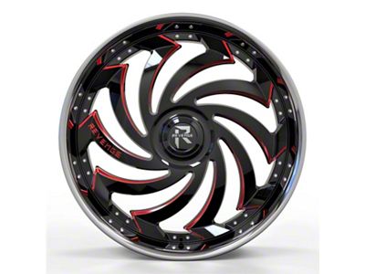 Revenge Luxury Wheels RL-108 Big Floater Chrome 6-Lug Wheel; 28x9.5; 25mm Offset (24-25 Tacoma)