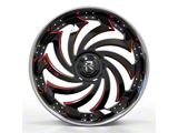 Revenge Luxury Wheels RL-108 Big Floater Chrome 6-Lug Wheel; 28x9.5; 25mm Offset (21-26 Bronco, Excluding Raptor)