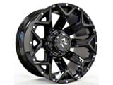 Revenge Off-Road Wheels RV-202 Gloss Black with Dots 6-Lug Wheel; 20x9; 0mm Offset (24-25 Tacoma)