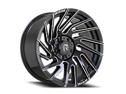 Revenge Off-Road Wheels RV-207 Black and Milled 6-Lug Wheel; 24x10; -19mm Offset (24-25 Tacoma)