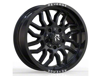 Revenge Off-Road Wheels RV-205 Gloss Black 6-Lug Wheel; 20x10; -19mm Offset (22-25 Bronco Raptor)