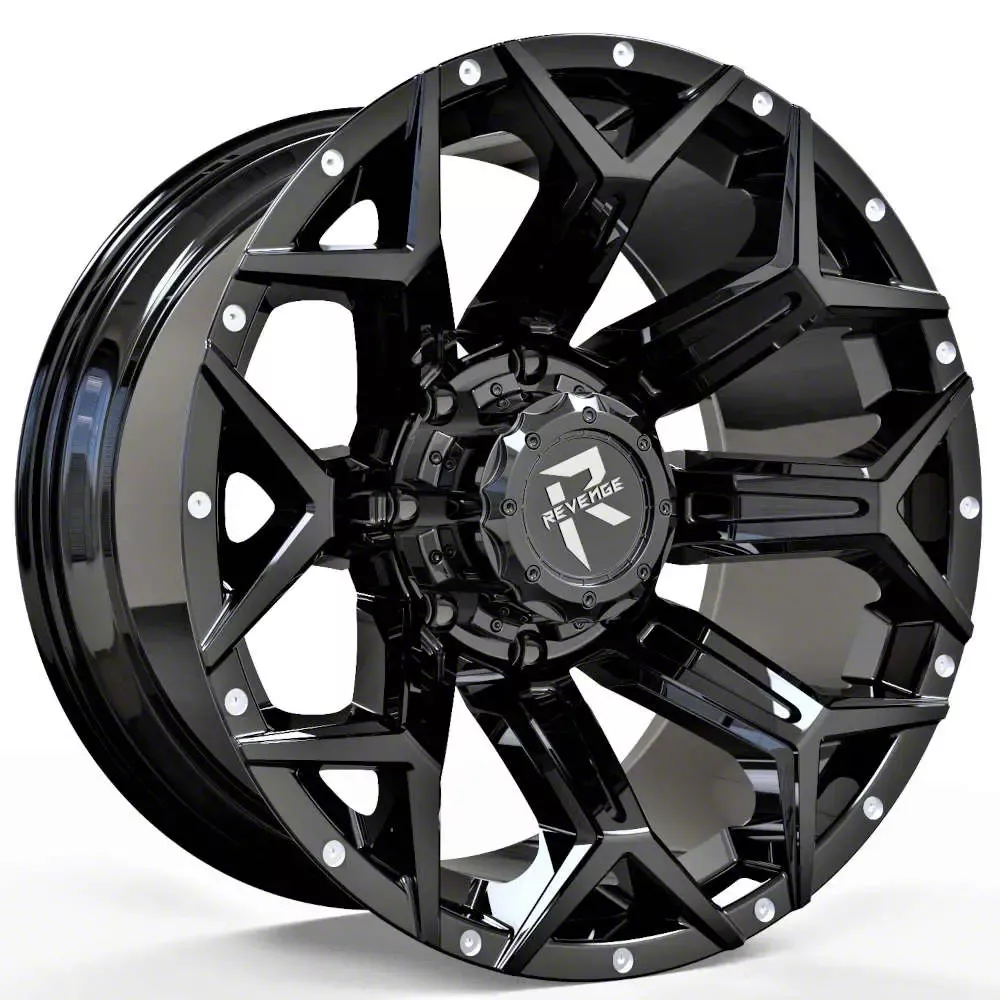 Revenge Off-Road Wheels Jeep Gladiator RV-202 Gloss Black
