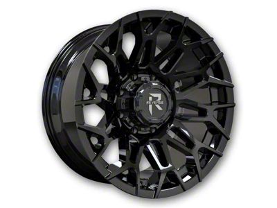 RV-203 Satin Black Wheel; 20x10; -19mm Offset (20-25 Jeep Gladiator JT)