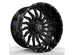 Revenge Off-Road Wheels RV-204 Gloss Black Wheel; 20x9; 0mm Offset (20-25 Jeep Gladiator JT)