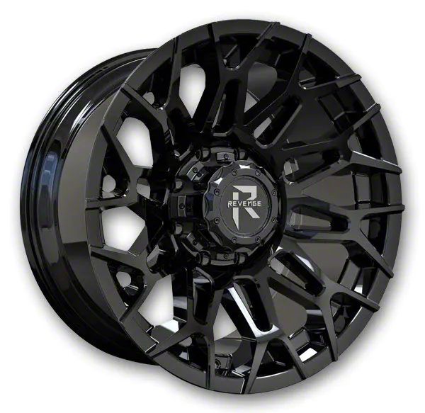 Revenge Off-Road Wheels Jeep Wrangler RV-203 Satin Black