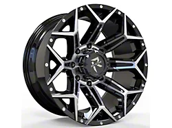 RV-202 Black Machine 5-Lug Wheel; 20x10; -19mm Offset (14-21 Tundra)