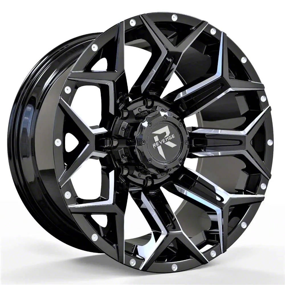 全国どこでも送料無料！ Wheels Off-Road Revenge Tundra 5 Milled Red and Black RV-202 ボディクリーム
