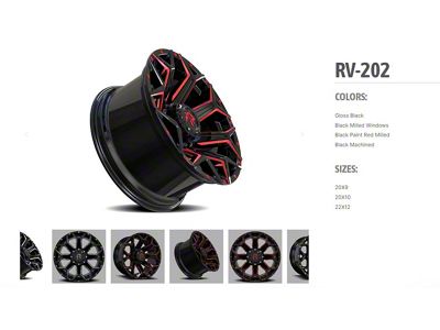 Revenge Off-Road Wheels RV-202 Satin Black with Dots 6-Lug Wheel; 20x10; -19mm Offset (22-25 Tundra)