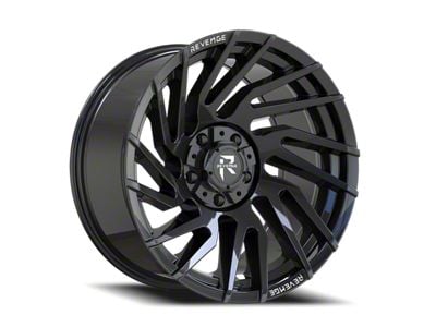 Revenge Off-Road Wheels RV-207 Gloss Black 6-Lug Wheel; 20x10; -19mm Offset (22-25 Tundra)
