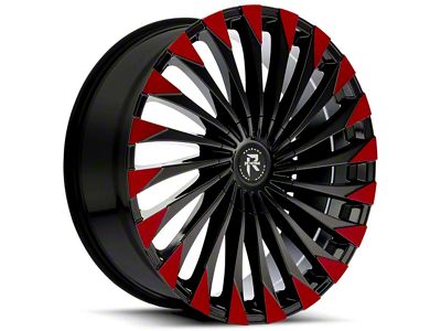 Revenge Off-Road Wheels RV-207 Satin Black and Bronze Machined Double Dark Tint 6-Lug Wheel; 24x10; -19mm Offset (16-23 Tacoma)