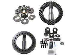Revolution Gear & Axle Dana 44 Front Axle/44 Rear Axle Ring and Pinion Gear Kit with Master Overhaul Kit; 5.38 Gear Ratio (07-18 Jeep Wrangler JK Rubicon)