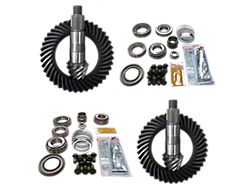 Revolution Gear & Axle Dana 44 Front Axle/44 Rear Axle Ring and Pinion Gear Kit with Master Overhaul Kit; 4.56 Gear Ratio (20-25 Jeep Gladiator JT Launch Edition, Rubicon)