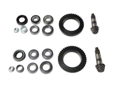 Revolution Gear & Axle Dana 30 Front Axle/44 Rear Axle Ring and Pinion Gear Kit with Master Overhaul Kit; 4.56 Gear Ratio (18-25 Jeep Wrangler JL, Excluding Rubicon)