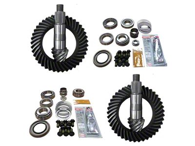 Revolution Gear & Axle Dana 44 Front Axle/44 Rear Axle Ring and Pinion Gear Kit with Master Overhaul Kit; 4.88 Gear Ratio (18-25 Jeep Wrangler JL Rubicon)