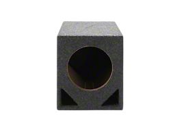 Rhino Box Single 10-Inch Double Ported Subwoofer Box; Carpeted (Universal; Some Adaptation May Be Required)