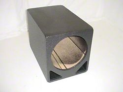 Rhino Box Single 15-Inch Double Ported Subwoofer Box; Poly Coated (Universal; Some Adaptation May Be Required)