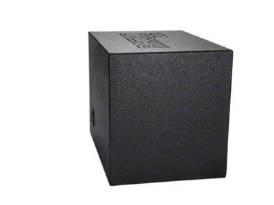 Rhino Box Single 15-Inch Slot Ported Subwoofer Box; Poly Coated (Universal; Some Adaptation May Be Required)