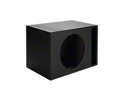 Rhino Box Single 12-Inch Slot Ported Subwoofer Box; Poly Coated (Universal; Some Adaptation May Be Required)