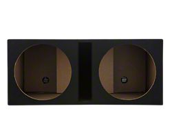 Rhino Box Dual 15-Inch Slot Ported Subwoofer Box; Carpeted (Universal; Some Adaptation May Be Required)