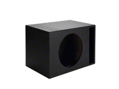 Rhino Box Single 12-Inch Slot Ported Subwoofer Box; Poly Coated (Universal; Some Adaptation May Be Required)