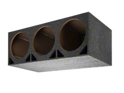 Rhino Box Triple 12-Inch Double Ported Subwoofer Box; Carpeted (Universal; Some Adaptation May Be Required)