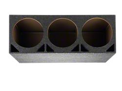 Rhino Box Triple 10-Inch Double Ported Subwoofer Box; Carpeted (Universal; Some Adaptation May Be Required)