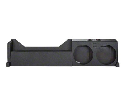 Rhino Box Dual 10-Inch Down Firing Subwoofer Box; Poly Coated (05-12 Frontier Crew Cab)