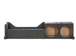 Rhino Box Dual 8-Inch Down Firing Subwoofer Box; Carpeted (05-12 Frontier Crew Cab)