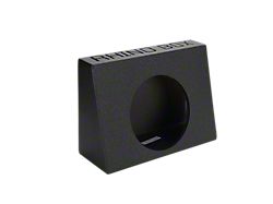 Rhino Box Single 10-Inch Behind Seat Subwoofer Box; Poly Coated (Universal; Some Adaptation May Be Required)