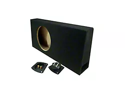 Rhino Box Single 10-Inch Slot Ported Subwoofer Box; Carpeted (Universal; Some Adaptation May Be Required)