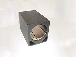 Rhino Box Single 12-Inch Double Ported Subwoofer Box; Poly Coated (Universal; Some Adaptation May Be Required)