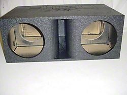 Rhino Box Dual 10-Inch Super Bass Horn Ported Subwoofer Box; Poly Coated (Universal; Some Adaptation May Be Required)