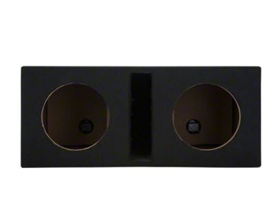 Rhino Box Dual 8-Inch Slot Ported Subwoofer Box; Carpeted (Universal; Some Adaptation May Be Required)