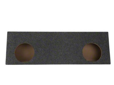 Rhino Box Dual 12-Inch Slot Ported Subwoofer Box; Carpeted (Universal; Some Adaptation May Be Required)