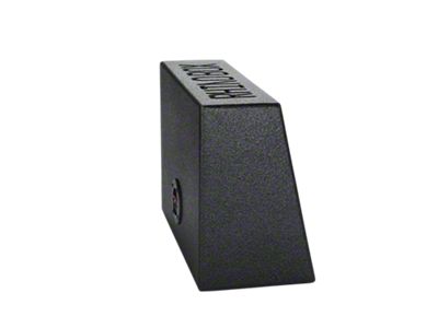 Rhino Box Single 8-Inch Behind Seat Subwoofer Box; Poly Coated (Universal; Some Adaptation May Be Required)