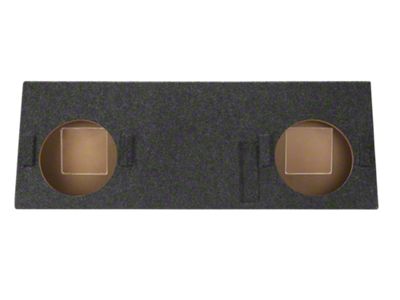 Rhino Box Dual 10-Inch Behind Seat Subwoofer Box; Carpeted (14-25 Tundra Double Cab, CrewMax)