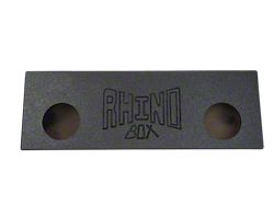 Rhino Box Dual 12-Inch Behind Seat Subwoofer Box; Poly Coated (11-13 Tundra CrewMax)