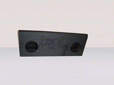 Rhino Box Dual 12-Inch Behind Seat Subwoofer Box; Poly Coated (14-25 Tundra Double Cab, CrewMax)