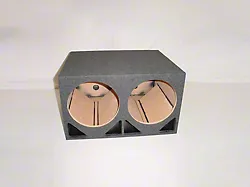Rhino Box Dual 12-Inch Double Ported Subwoofer Box; Carpeted (Universal; Some Adaptation May Be Required)