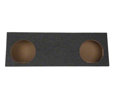 Rhino Box Dual 8-Inch Behind Seat Subwoofer Box; Carpeted (11-13 Tundra CrewMax)