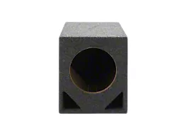 Rhino Box Single 10-Inch Double Ported Subwoofer Box; Carpeted (Universal; Some Adaptation May Be Required)