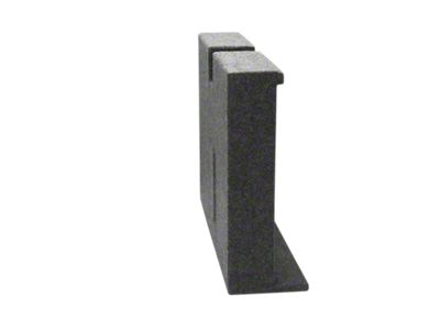 Rhino Box Single 10-Inch Down Firing Subwoofer Box; Carpeted (07-13 Tundra Double Cab)