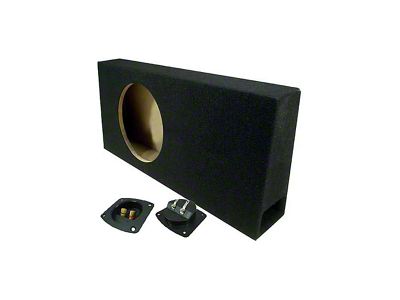 Rhino Box Single 10-Inch Slot Ported Subwoofer Box; Carpeted (Universal; Some Adaptation May Be Required)