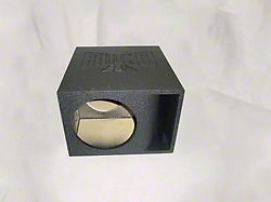 Rhino Box Single 10-Inch Super Bass Horn Ported Subwoofer Box; Poly Coated (Universal; Some Adaptation May Be Required)