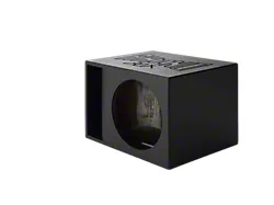 Rhino Box Single 15-Inch Horn Ported Subwoofer Box; Poly Coated (Universal; Some Adaptation May Be Required)