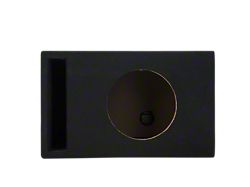 Rhino Box Single 8-Inch Slot Ported Subwoofer Box; Carpeted (Universal; Some Adaptation May Be Required)