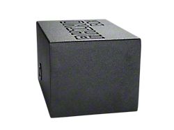 Rhino Box Single 8-Inch Slot Ported Subwoofer Box; Poly Coated (Universal; Some Adaptation May Be Required)
